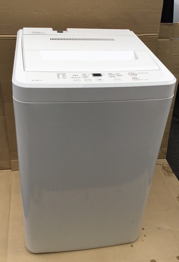 ＜美品＞無印良品・全自動洗濯機・AQW-MJ60 6kg