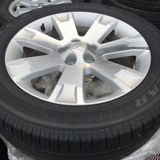 三菱DELICA 用アルミホイール付きタイヤ★取り付け無料★