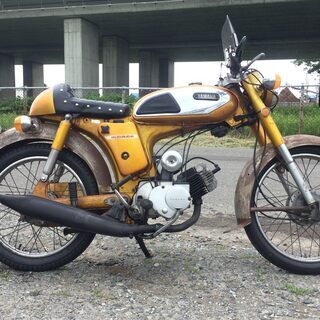 発送可★ヤマハ 超希少！ H3 始動動画有 カフェレーサー仕様 ビンテージ 90cc★交換下取り上取り可札幌 発送可☆ヤマハ 超希少！ H3 始動動画有 カフェレーサー仕様