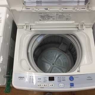 安心の1年保証つき【トレファク入間店】AQUAの6.0kg全自動洗濯