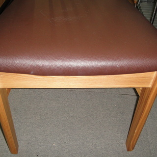 ダイニングチェア4脚セット 食卓イス 食卓椅子 天然木 フェイクレザー