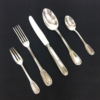 ｟中古｠Ravinet D’enfert  フランス シルバーカトラリーセット