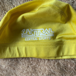 セントラルスポーツ 水泳帽 黄色