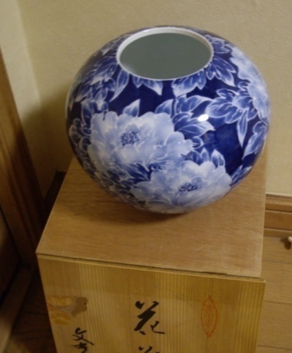 生け花用極上花瓶２（箱付き）