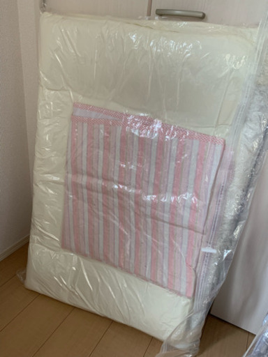 【相手確定してます】敷布団一式セット (ストライプ柄)