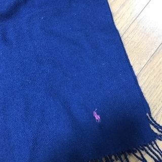 POLO マフラー 紺色 USED 300均マフラー 新品