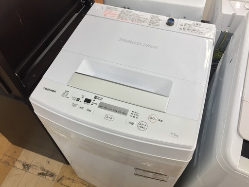 安心の6ヶ月保証付！2017年製TOSHIBA(東芝)4.5kg全自動洗濯機です。【トレファク 岸和田】
