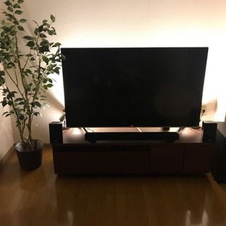 4K対応LGスマートテレビ55インチ&テレビ台&ヤマハホームシアター5.1ch 
