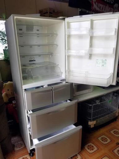 SANYO サンヨー ノンフロン冷凍冷蔵庫 SR-S40U 400L シャンパンゴールド