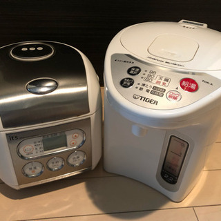 炊飯器＆電気ポット ¥1000