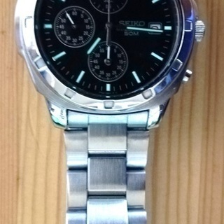 SEIKOクロノグラフ　腕時計　値下げしました。