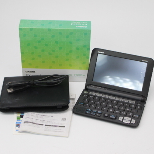 386)【美品】CASIO XD-Y9800 BK 電子辞書 EX-word DATAPLUS 10 ブラック カシオ