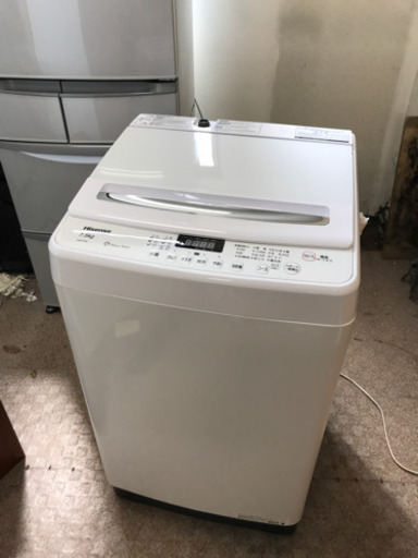 Hisense 7.5キロ 洗濯機 2018年製