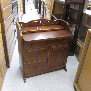 ライティングデスク ドレッサー 木製 ミラー付き 机 鏡台