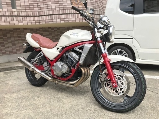 ☆バリオス2　ホワイト　タイヤ前後新品　鹿児島市