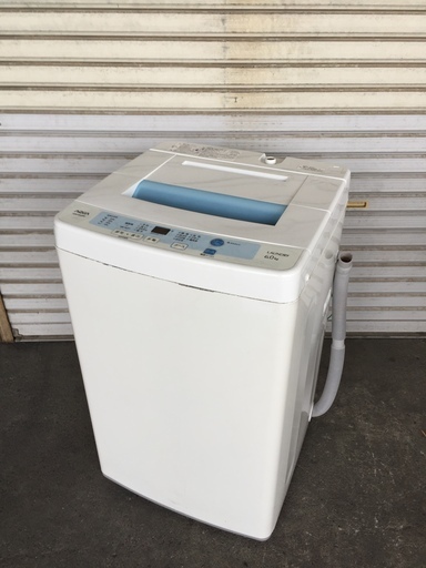 アクア 6.0kg 全自動洗濯機　ホワイトAQUA AQW-S60C-W 07