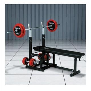 ハードベンチ バーベルラバータイプ 70kgセット FIGHTING ROAD