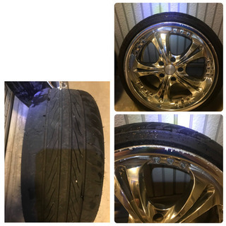 SHARK 18インチ メッキホイール4本セット