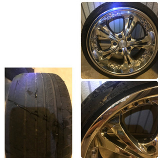 SHARK 18インチ メッキホイール4本セット