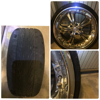 SHARK 18インチ メッキホイール4本セット