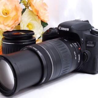 【高画質！】キャノン Canon EOS 8000D ダブルレン...