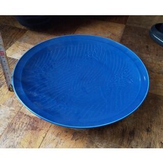 青い大皿・直径30cm