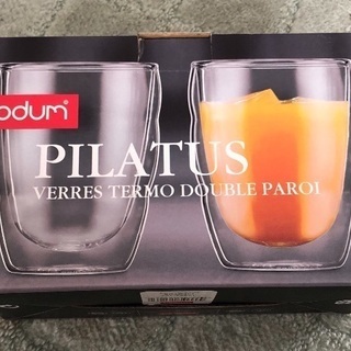 【未使用品】bodum グラス２個セット