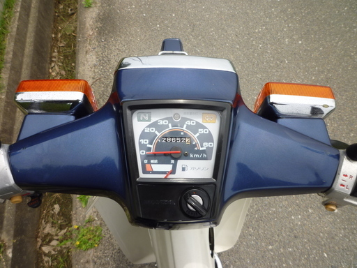 【売約済】カブ収穫祭！ 綺麗なホンダ スーパーカブ 50cc カスタム ４速 低燃費 メーター振り切り アンチリフト強力ブレーキ付き 売約済】カブ収穫祭！ 綺麗なホンダ スーパーカブ 50cc カスタム 4速
