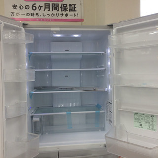 安心の1年間返金保証！パナソニックの6ドア冷蔵庫です。