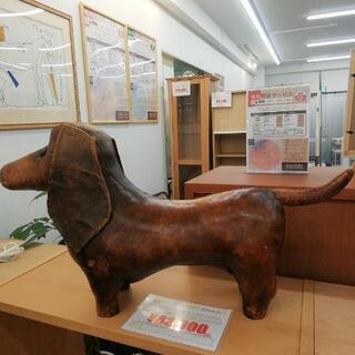 61　イタリアンアンティーク　レザーミニチュアダックスフンド