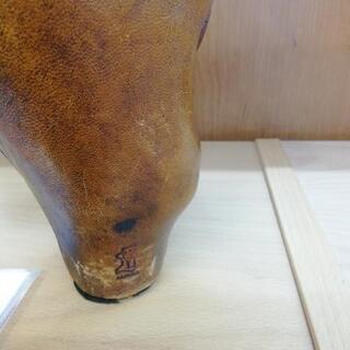 61　イタリアンアンティーク　レザーミニチュアダックスフンド