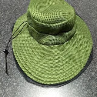 防虫ネット付き帽子