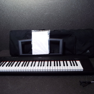 ヤマハ　電子ピアノ piaggero ブラック NP-11　MB543