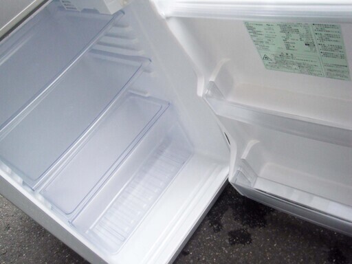 【恵庭発】AQUA　アクア　ノンフロン冷凍冷蔵庫　AQR-141F(S)　2017年製