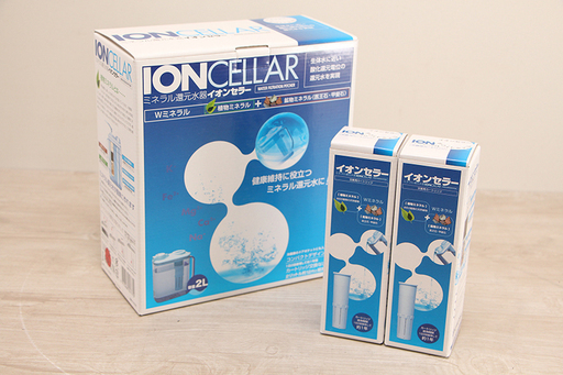 イオンセラー ポット ミネラル還元水器　交換用カートリッジ ２個 (7EE696Yw)