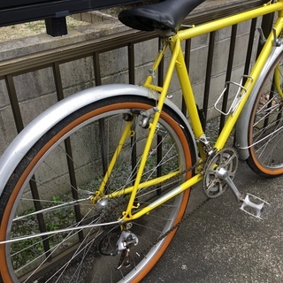 当時物・丸石自転車・クロモリ ランドナー・日東キャンピー付き