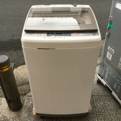 #2480 7kg 全自動洗濯機 AQUA AQW-GV700E 2017年製