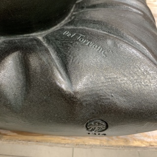 J106　 Dal Torrione 銅像ガラステーブル 希少品