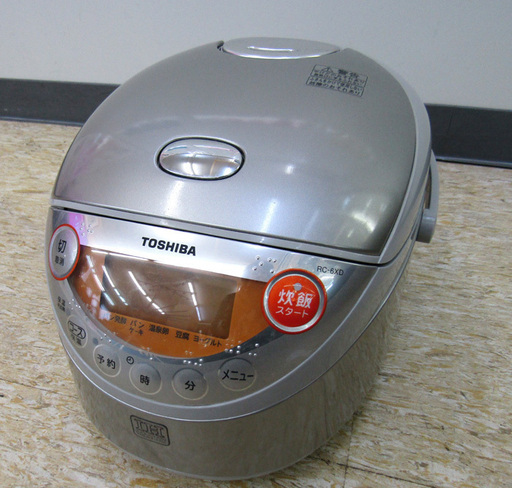 中古 TOSHIBA 東芝 RC-6XD 炊飯器 2011年製 3.5合炊き IH 動作品