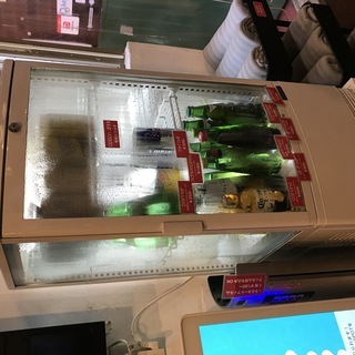 レマコム 4面ガラス冷蔵ショーケース 63L 3段(中棚2段) 