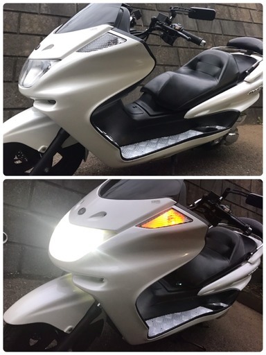 マジェスティ250C ヤマハ 5連メーター 大人カスタム 自賠責約1年