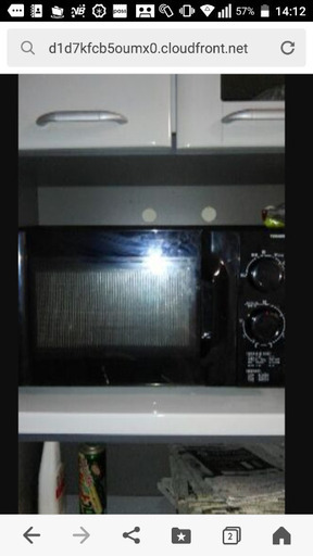 電子レンジ　清掃済　2012年式使用頻度少ないです。