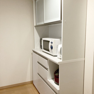 食器棚 キッチンボード ニトリ 120cm ホワイト