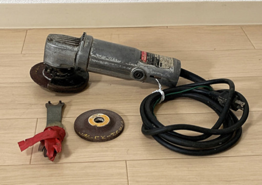 【中古】日立電機 電気ディスクグラインダーPDM-100/100mm