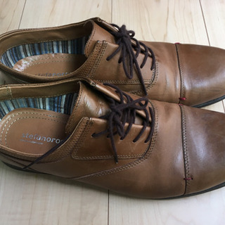 メンズ 革靴 stefanorossi 28.0センチ ブラウン