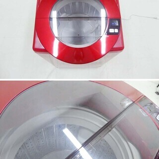 ☆おしゃれ洗濯機・ワインレッド2018☆全自動洗濯機 AQW-LV800F