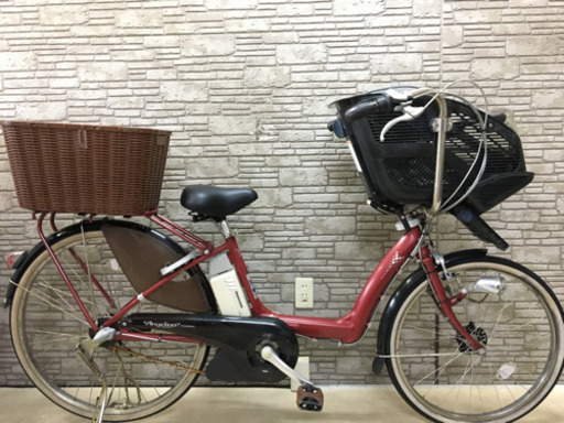 東京23区配達無料  新基準  ブリジストン アンジェリーノ  6Ah リチウム 電動自転車 中古 26インチ