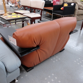 展示未使用品 モリシゲ パーソナルソファー 本革 ブラウン 半田市 モノ
