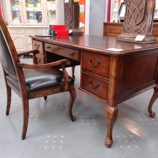 輸入家具　スタンレー　書斎デスク　チェアセット　愛知県半田市　モノ市場半田店