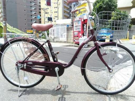 ♪ジモティー特価♪安心設計　乗り降りがしやすい低床Ｌ型フレーム　24型中古自転車　新大阪　サイクルキッズ ♪ジモティー特価♪安心設計 乗り降りがしやすい低床L型フレーム 24型